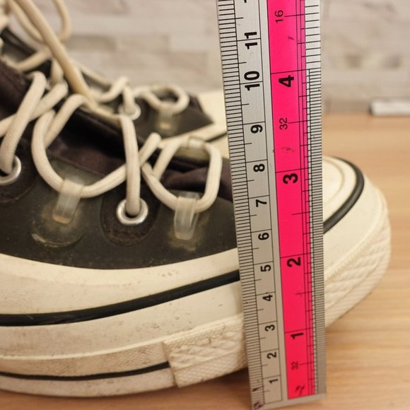 CONVERSE KIM JONES Sneakers Black Chuck 70 Storm Utility Hi Streetwear M‎ 8 W 10 - Picture 8 of 16